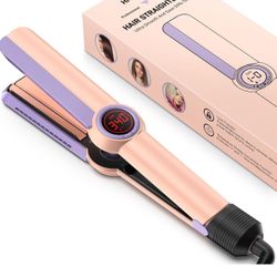 Brandnew Flat Iron Hair Straightener – 1.75” Ceramic Infrared Ionic Flat Iron with 5s Fast Heat-Up, Anti-Frizz Styling for All Hair Types