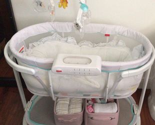 INFANS 3‑in‑1 Baby Bassinet