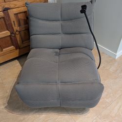 Gray Swivel Glider Recliner