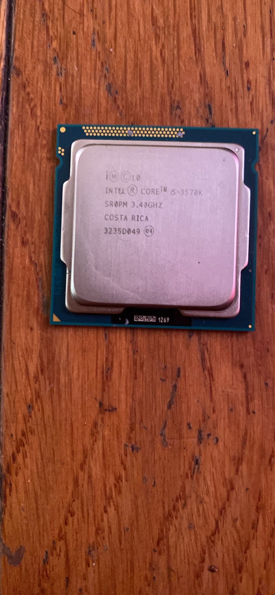 intel core i5 3570k 3.40GHZ cpu