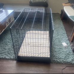 Large Dog Crate With Comfy Bed