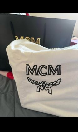 MCM PINK BAG MED SIZE