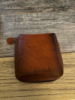 Ciephia Brown Leather Wallet - RFID Protected