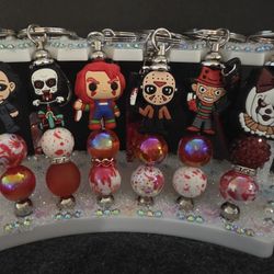 Halloween Beaded Keychain/Bag Charm / Masters of Horror **Buy 2 Get 1 Free** 