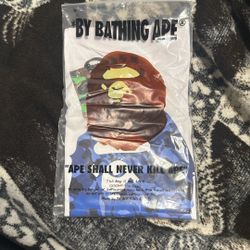 blue camo bathing ape bape white tee