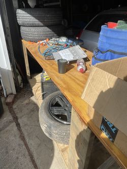 Shop Table/ With Wheels 