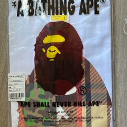 Bape White Tee