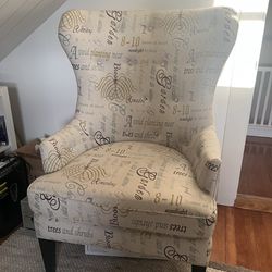Large Wingback Armchair 