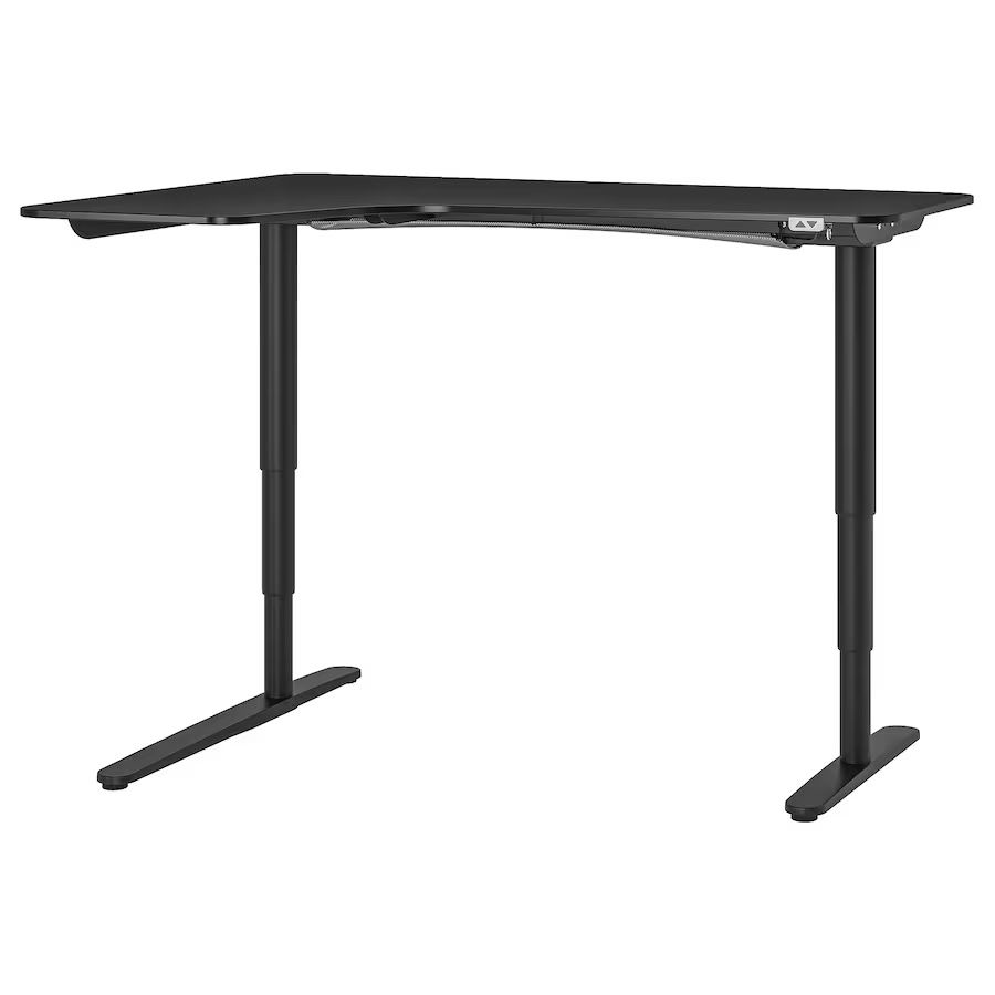 IKEA Bekant Height Adjustable Desk (Corner Desk Left)