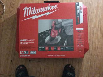 Milwaukee Air Snake M12 Drain Cleaning Air Gun Kit