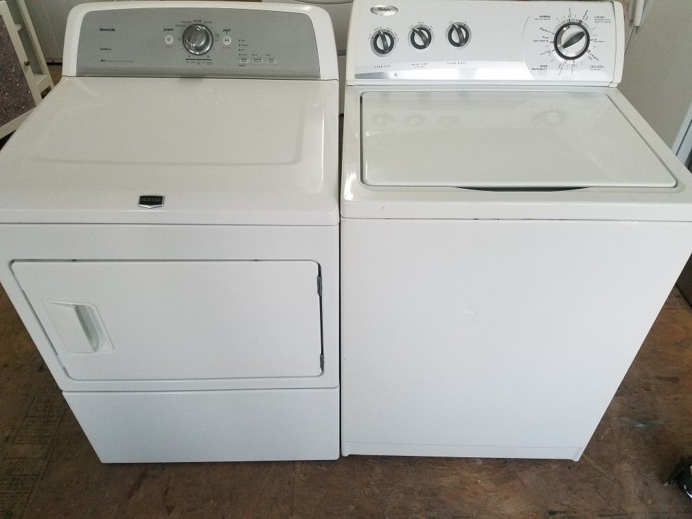 Washer and dryer