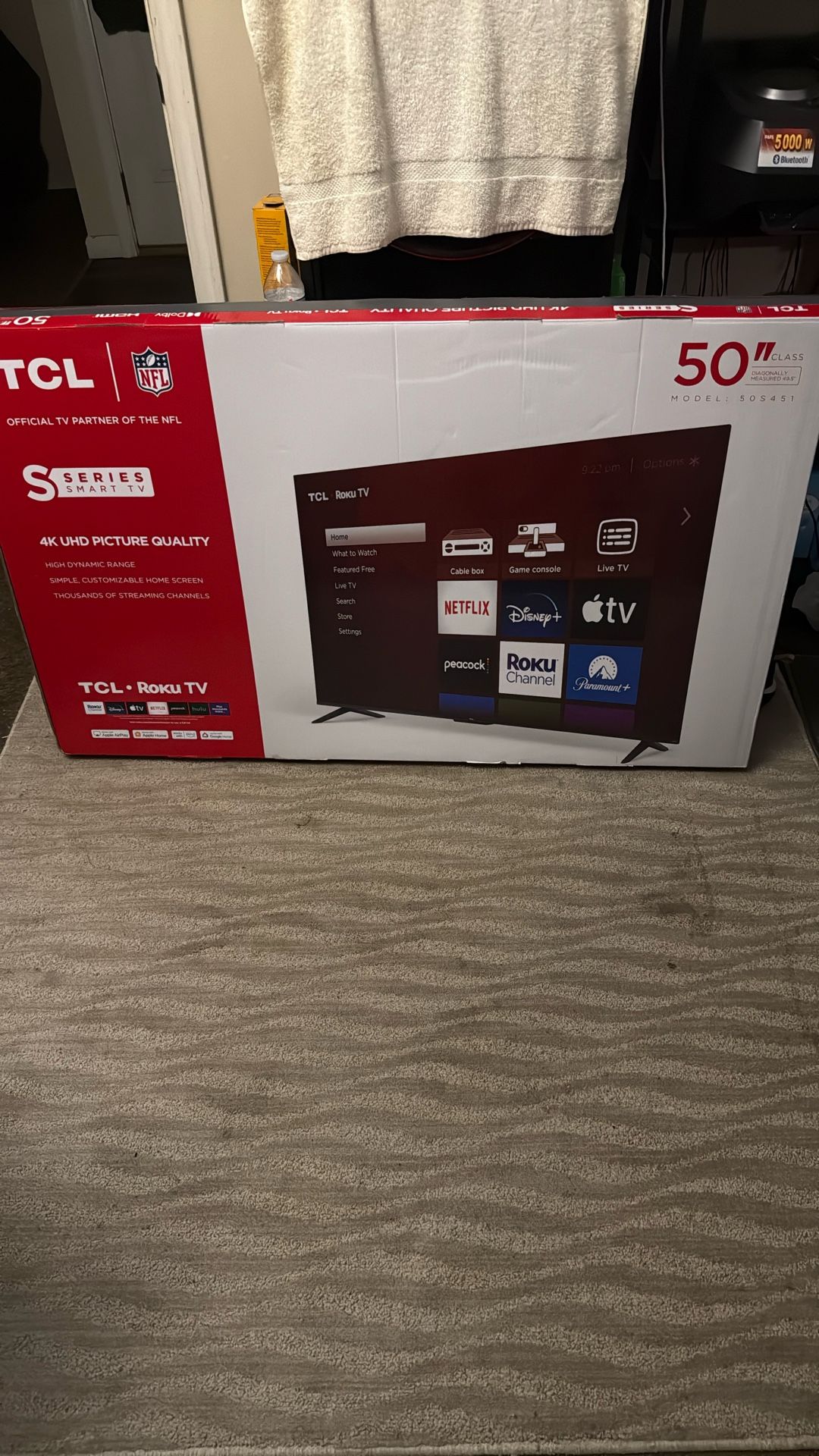 50 Inch TCL Roku Tv Smart Tv