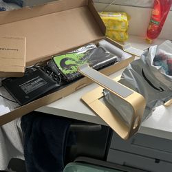 Keyboard, Laptop Holder, 5+ Lightening cables Bundle. IF YOU SEE THIS IT IS STILL FOR SALE.