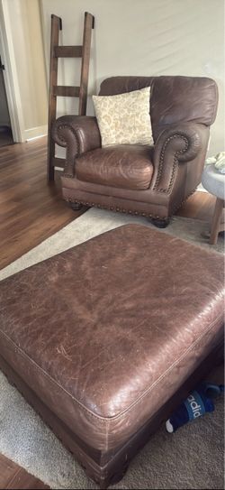 Leather couch