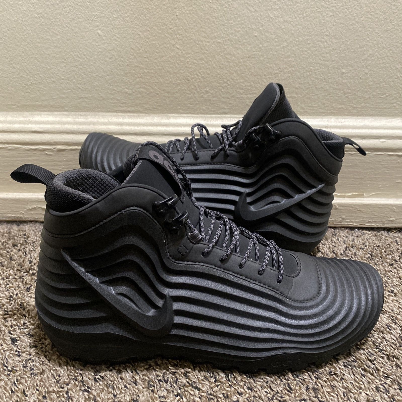 Nike ACG Lunardome 1 Sneaker Boots Black Shoes 654867-090 Men's Size 13