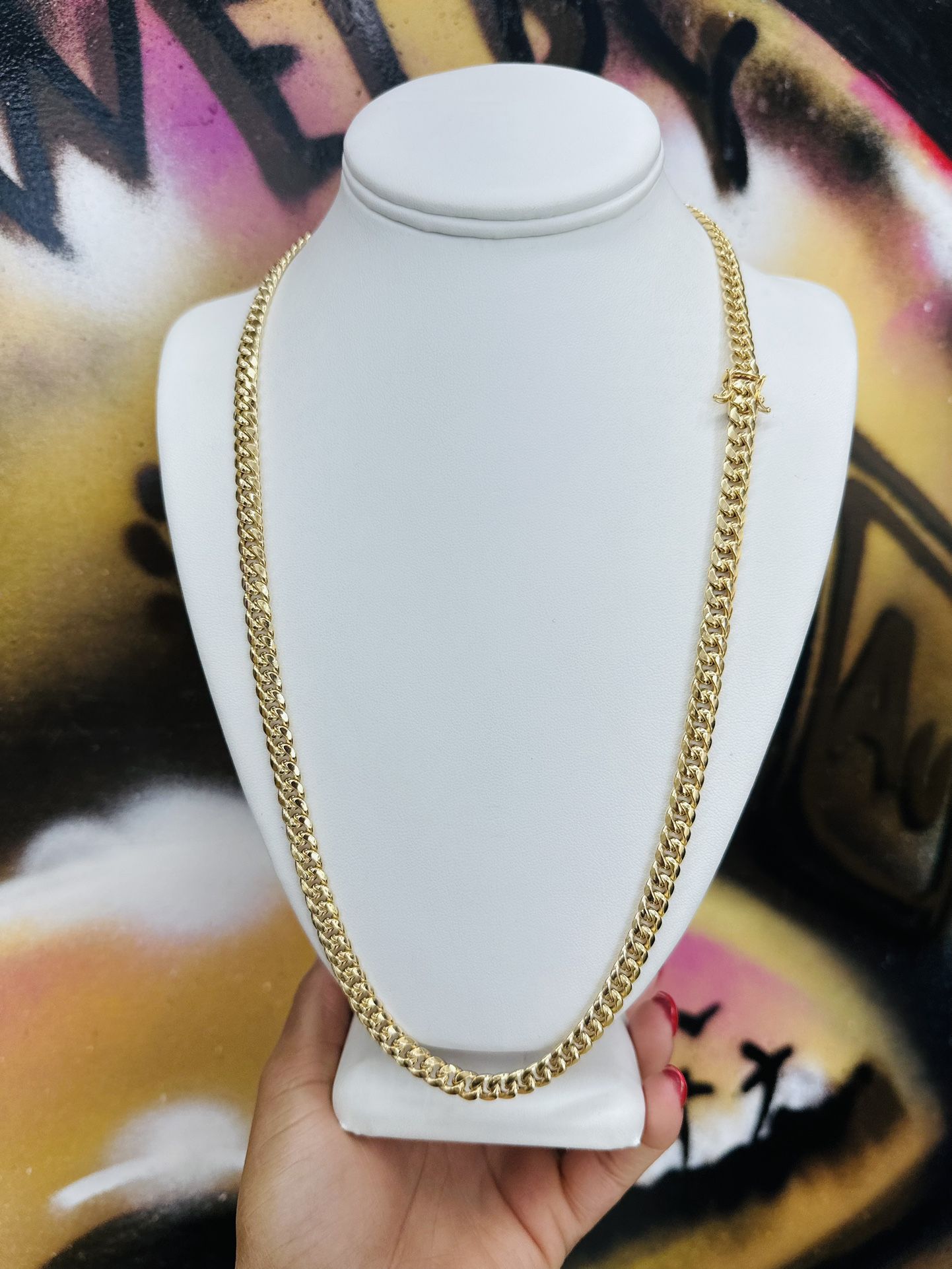 10k Semisolid Cuban Chain