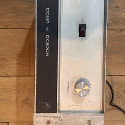 CROWN DC3OOA Legendary Vintage Solid State Power Amplifier
