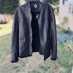 Men's Suede Large Sherpa Jacket Guess