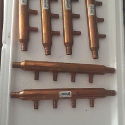 Shark bite 4 Port Copper Manifold