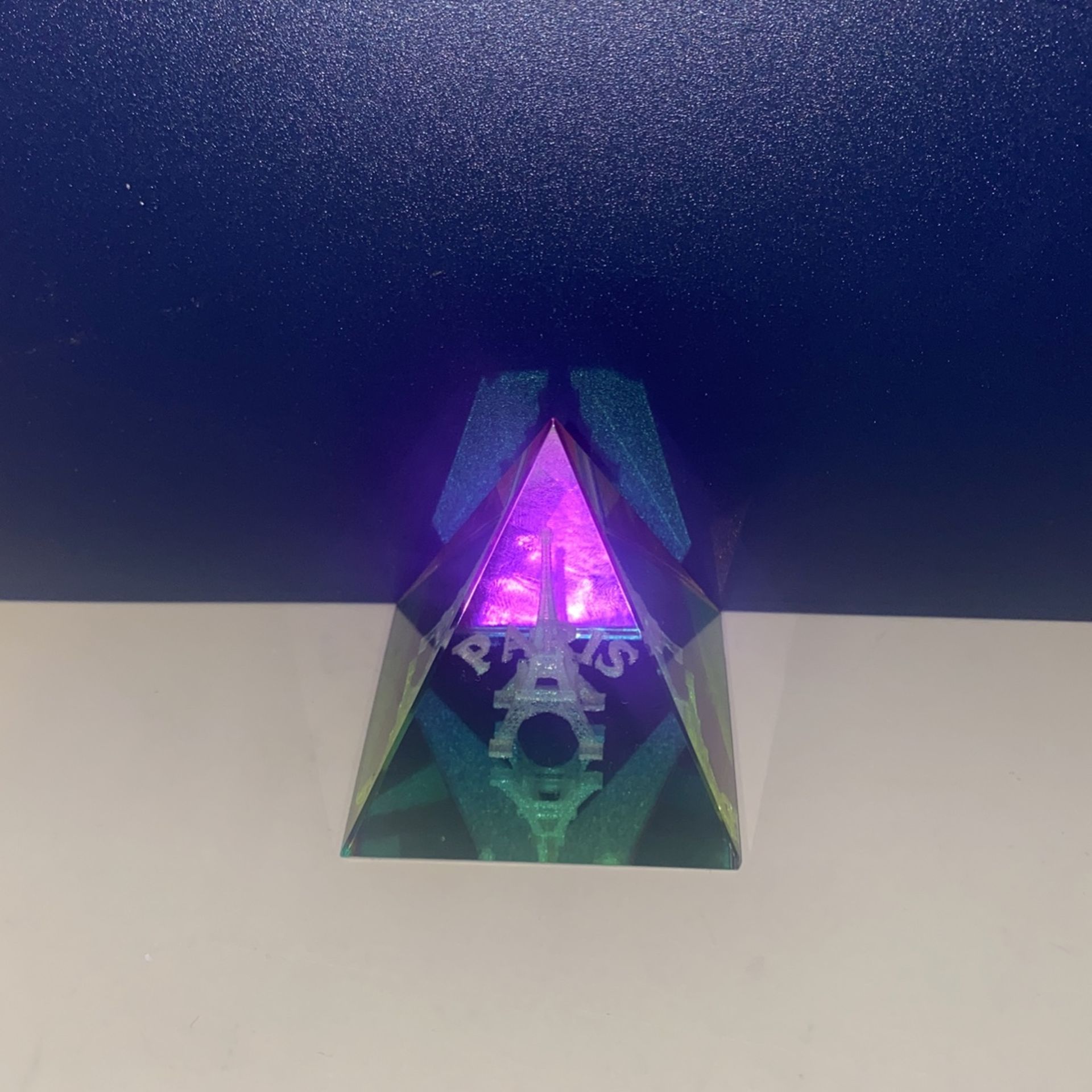 Iridescent Pyramid Paris Souvenir