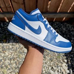 Jordan 1 Low Marina Blue (Size 5.5, 6.5, 7, 7.5, 8, 9, 10, 10.5)