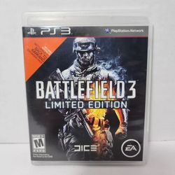 Battlefield 3 Limited Edition PS3 PlayStation 3 AD Complete CIB - (See Pics)