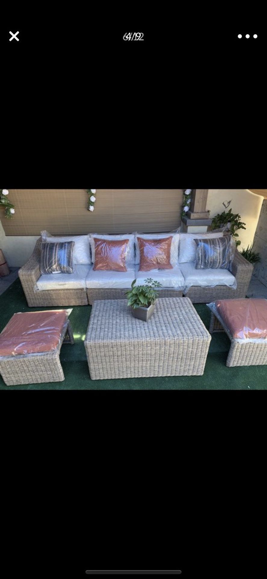 Outdoor patio furniture