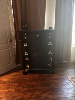 Black dresser