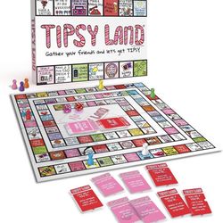 TIPSYLAND Original Edition | Official Product | Hilarious Adult Board Game | Group Game for Game Nights, Parties and More | Fun Challenges, Dares & Mi