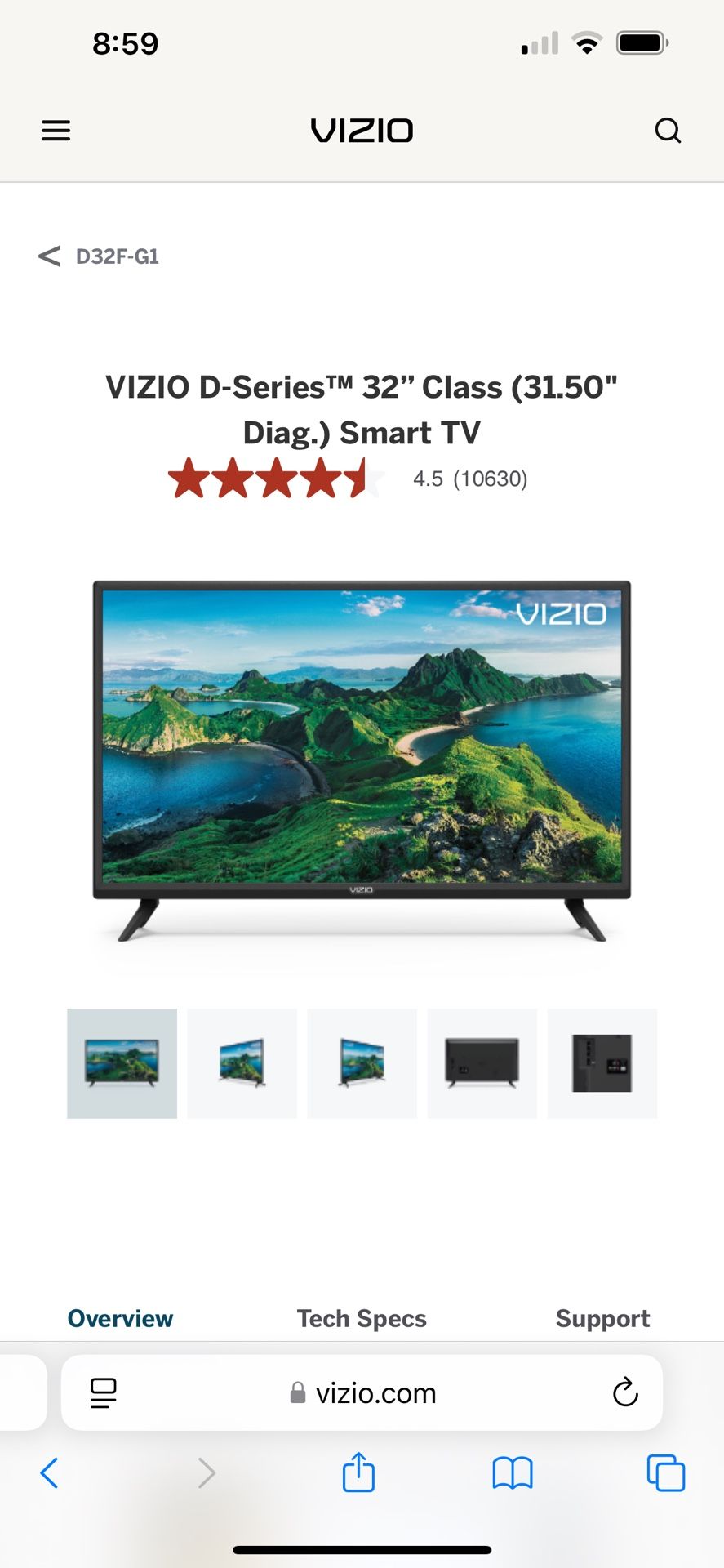 Vizio TV 32in