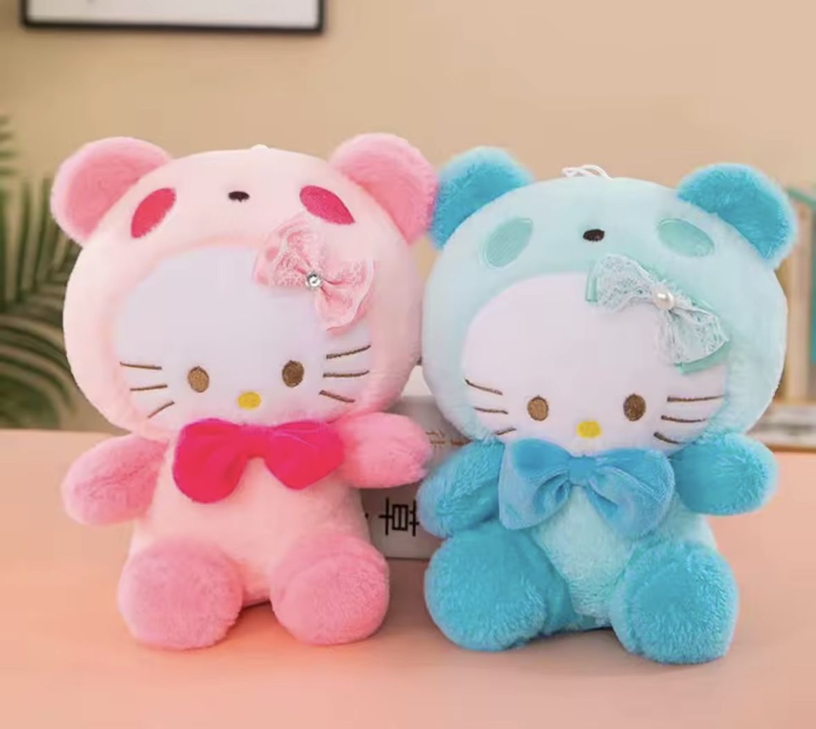 Twin Hello Kitty Bear Plushies!