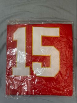 NFL on field jersey Patrick Mahomes red
