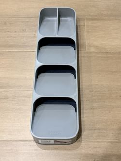 🍴 Joseph Joseph DrawerStore™ Compact Cutlery Organizer – Gray