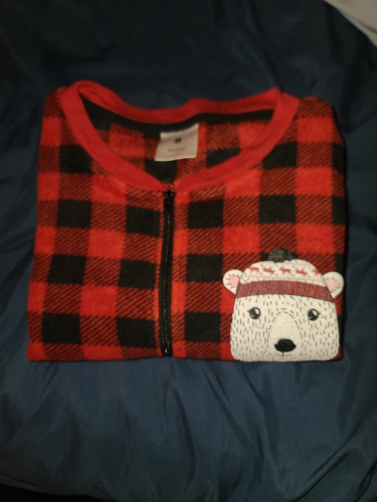Small Women's Onesie - Black/Red
