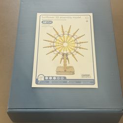 $40 The Amiyi Sunflower 3D Wooden Puzzle (Model AMY54) is a popular 247-piece DIY craft kit 