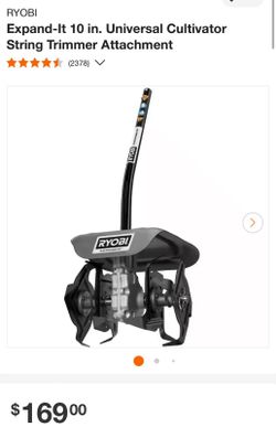 Expand-It 10 in. Universal Cultivator String Trimmer Attachment
