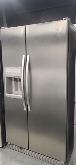 Whirlpool Side-by-Side Stainless Steel Fridge
