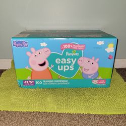 Box Pampers Easy-Ups 4T5T/100 Training Underwear 