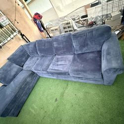 Blue sectional sofa