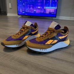 Reebok Classic Leather Legacy in the "Rich Ochre/Regal Purple-Midnight Shadow" 