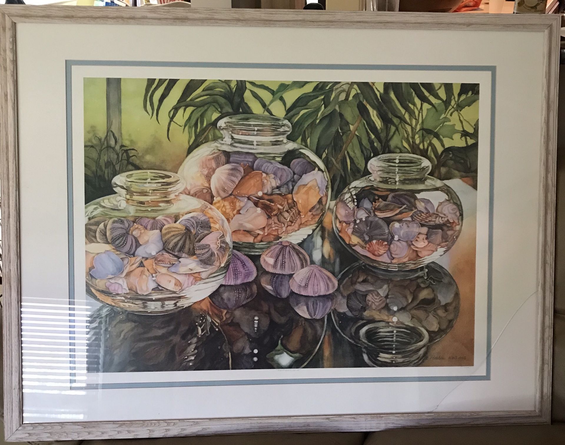 Signed limited addition of artist E. Hahn’s watercolor painting
