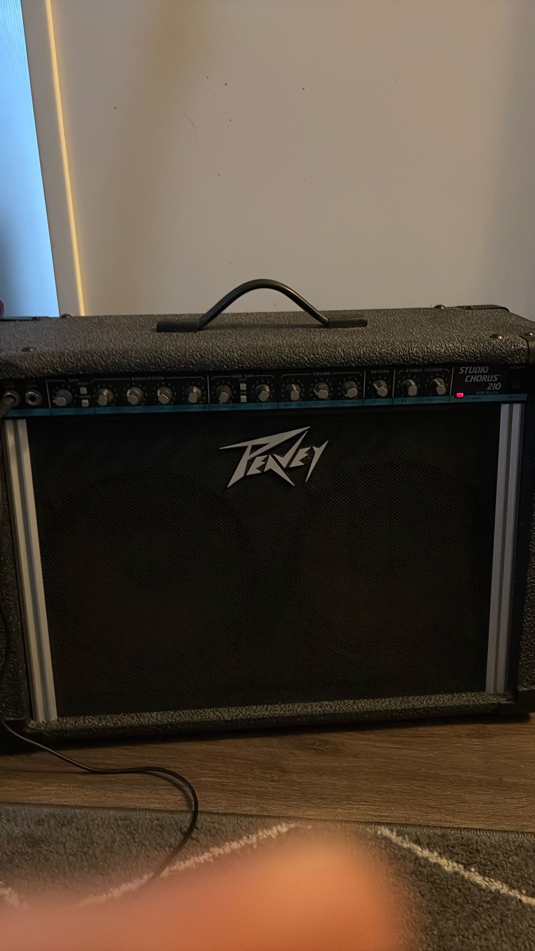 Fender Guitar Amp With Guitar. 