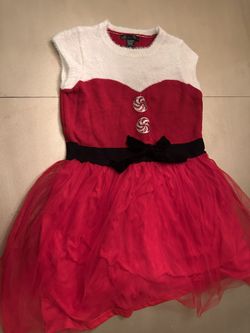 Women Dress Large Candy Land Red With Tutu