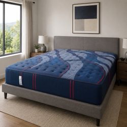 King Size Mattress 15” Sealy Posturepedic Elite Brenham II Medium Direct From Factory, Sealed in Plastic Ready for Same-Day Delivery 🚚