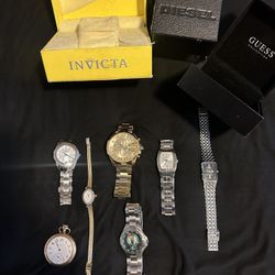 Lot of 7 watches. will sell together or individually