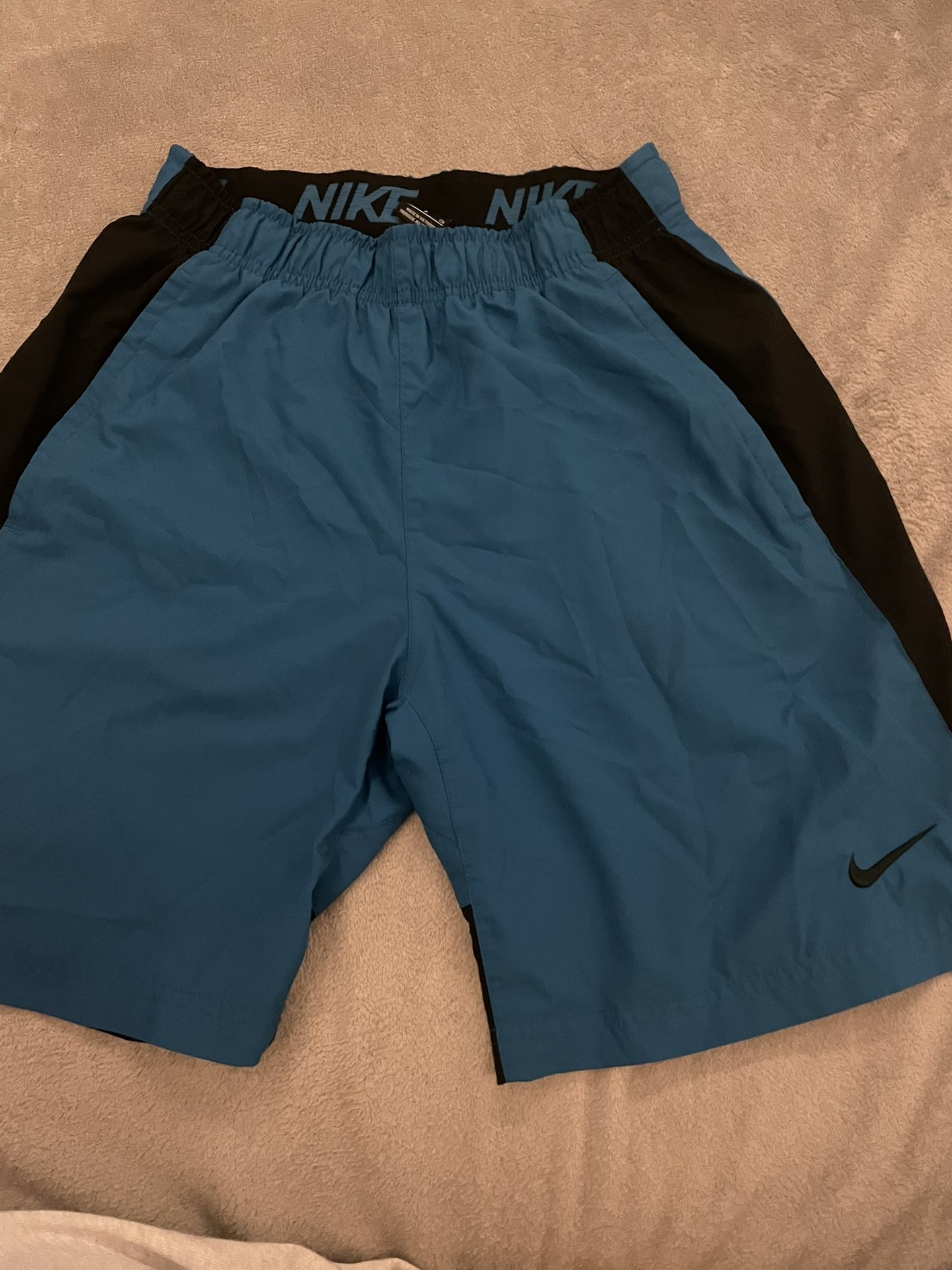 Nike Men’s Blue & Black Dri-FIT Athletic Shorts Size Small