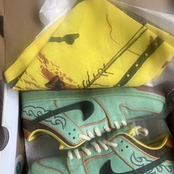 Nike Sb Dunk  Rodeo Tourmaline Sz 9