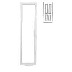 New 8 x 36 Entry Door Frame Only Replacement Kit for 1'' Glass (Glass Not Included) 1 Lite Exterior Front Door Window Frame Replacement Grille Inserts