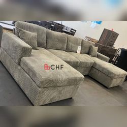 Corduroy modular sectional sofa // Limited Time Offer 