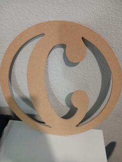 Large Wooden Letter For Crafts Etc 